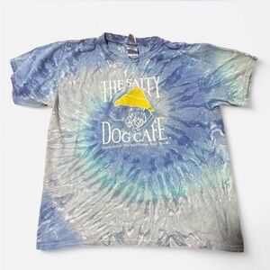 The Salty Dog Cafe Blue Tie-Dye Youth T-Shirt